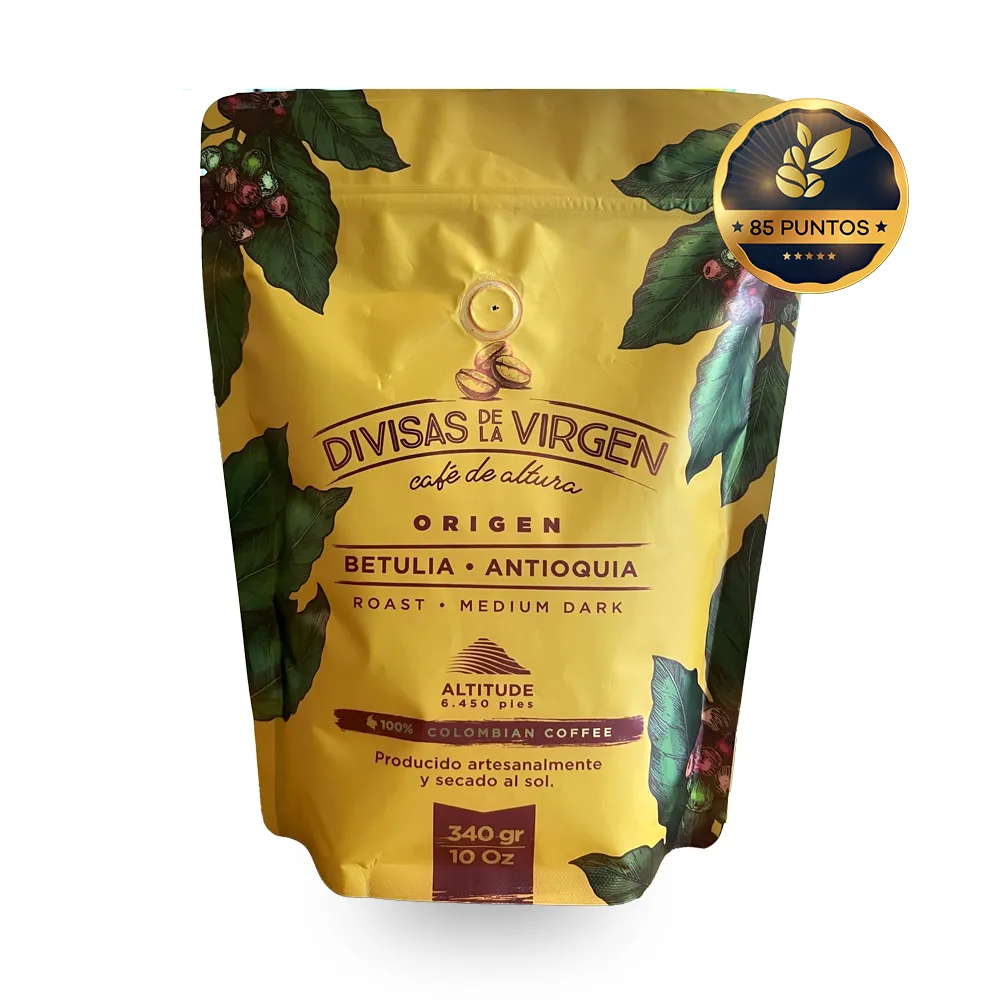 Excelso de Divisas de la Virgen · café de especialidad colombiano (Antioquia)