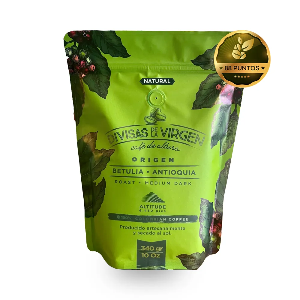 Natural de Divisas de la Virgen · café de especialidad colombiano (Antioquia)