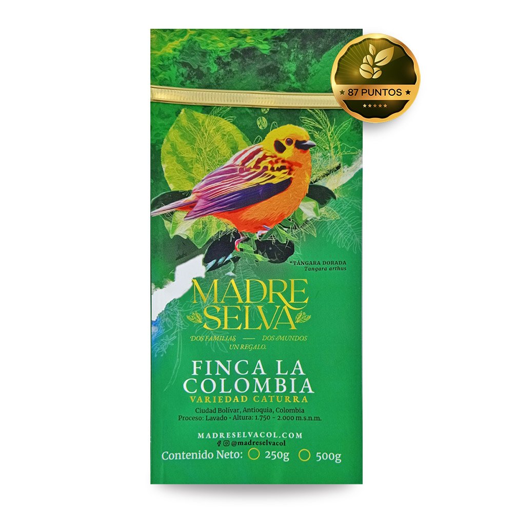 La Colombia de Madre Selva · café de especialidad colombiano (Antioquia)