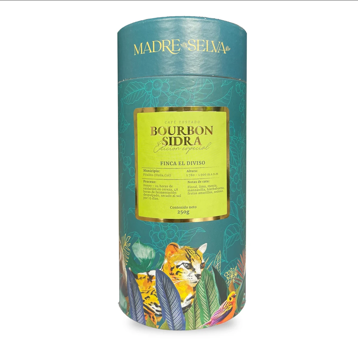 Bourbon Sidra de Madre Selva · café de especialidad colombiano (Antioquia)