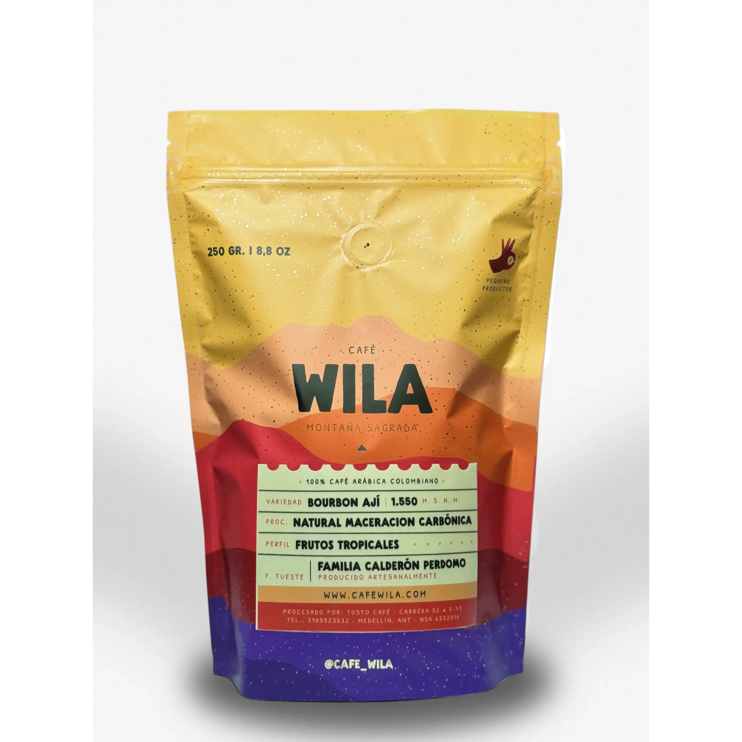 Bourbon Ají de Wila · café de especialidad colombiano (Huila)