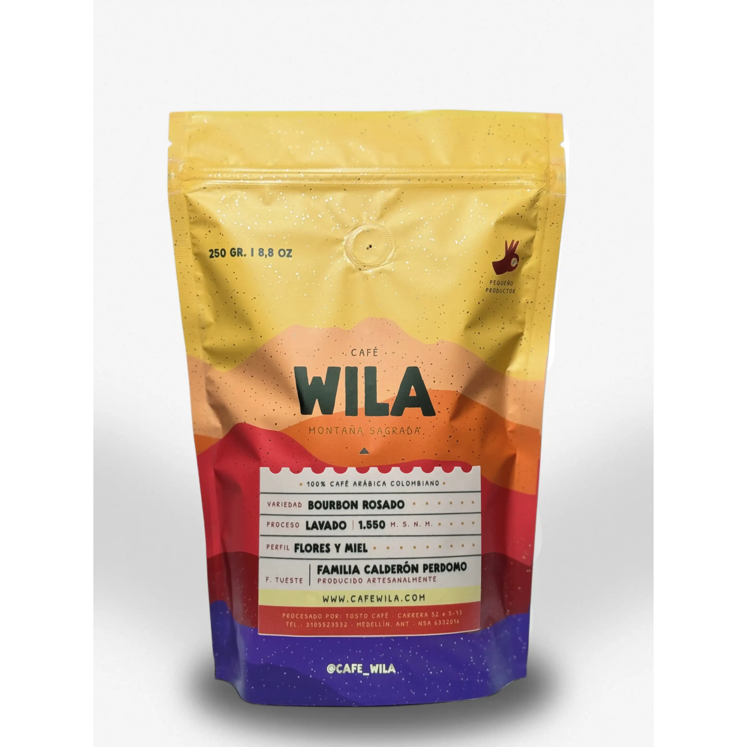 Bourbon Rosado de Wila · café de especialidad colombiano (Huila)