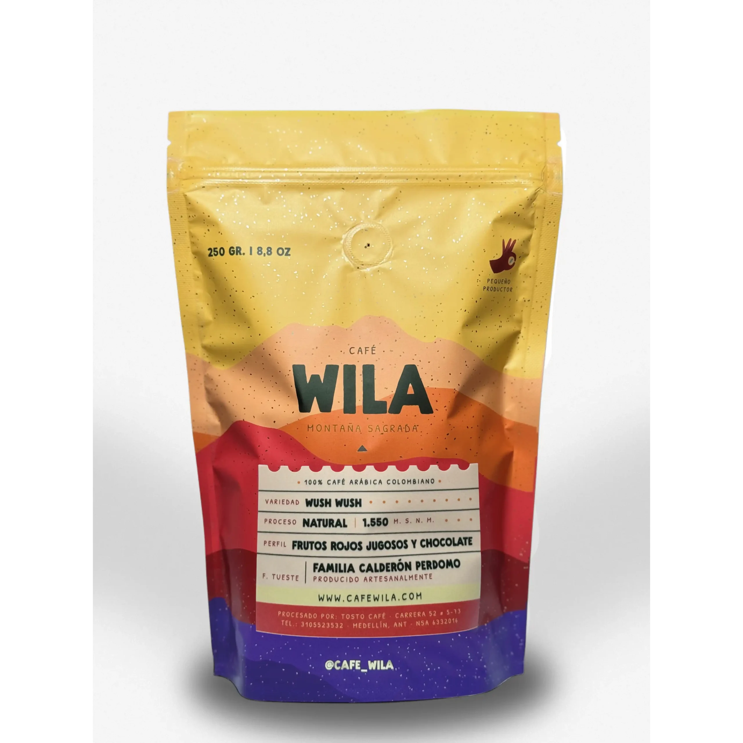 Wush Wush de Wila · café de especialidad colombiano (Huila)