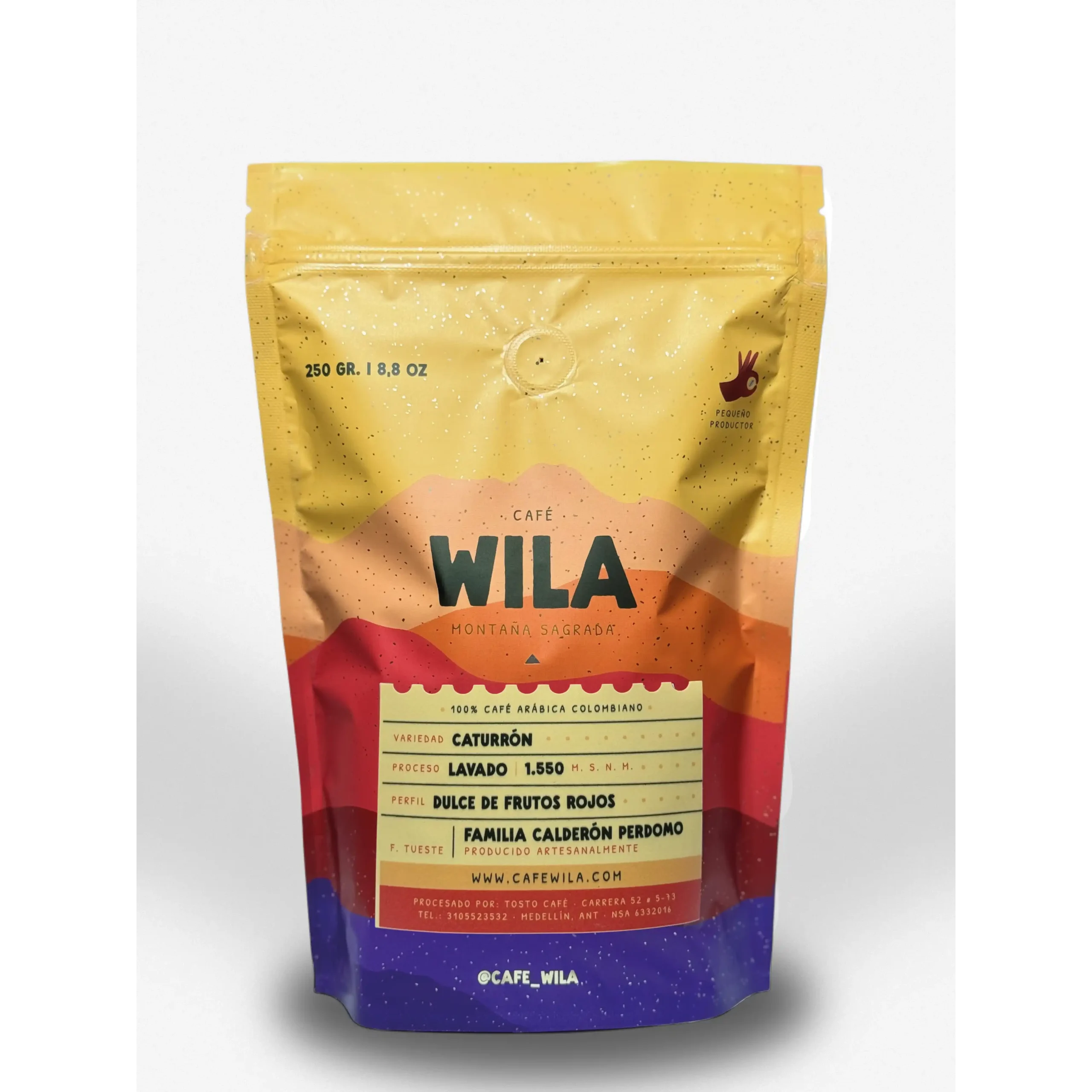 Caturrón Lavado de Wila · café de especialidad colombiano (Huila)